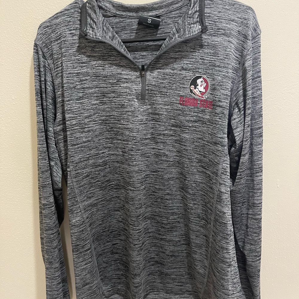FSU dri-fit quarter zip